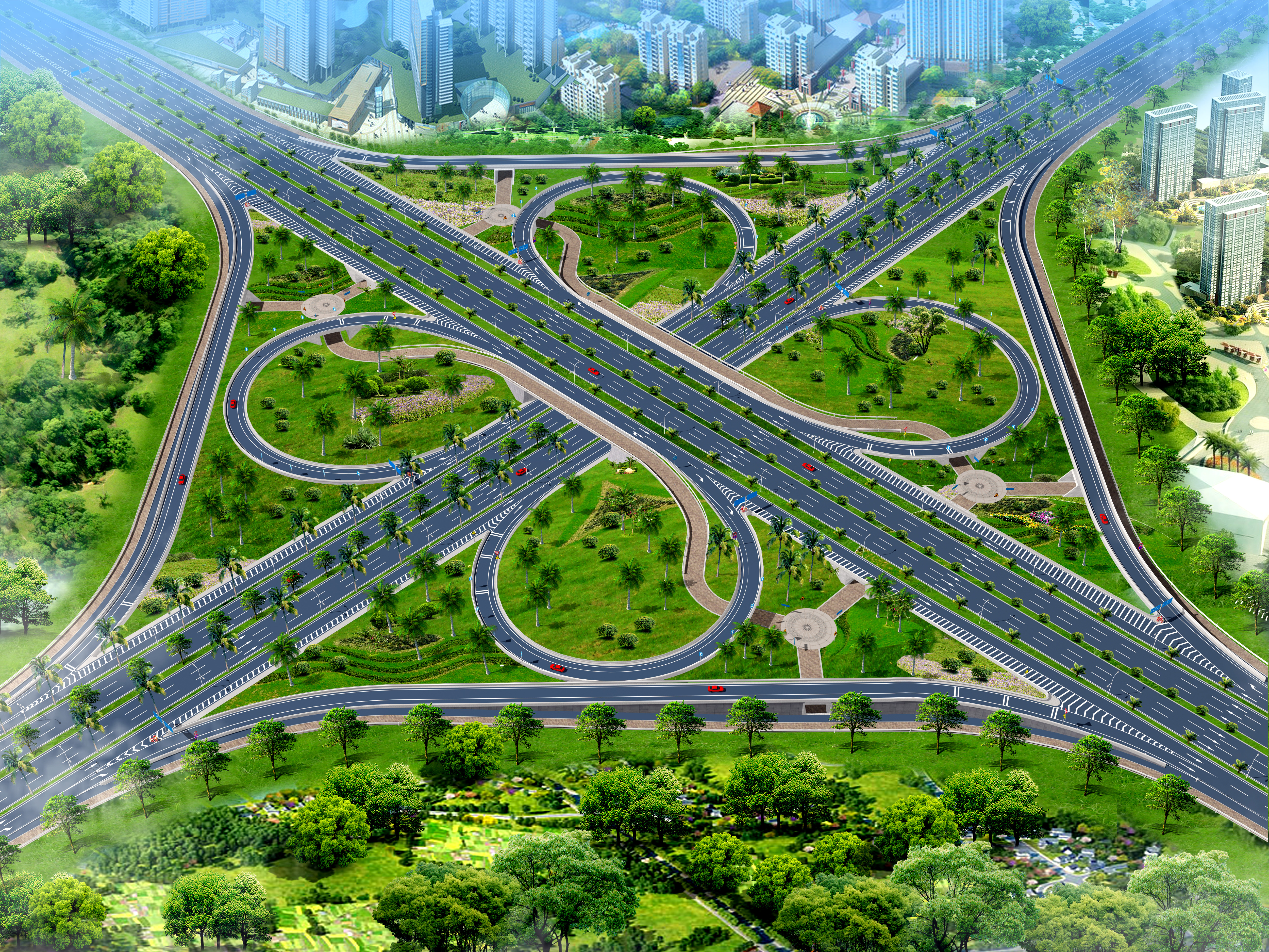 美兰机场二期周边路网工程项目