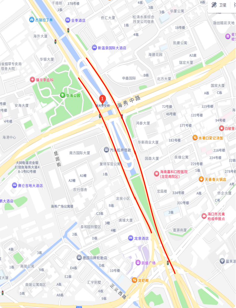 注意绕行！今晚起，海口南大立交桥桥面临时封闭施工